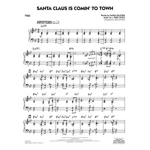 Santa Claus Is Comin' to Town - Piano