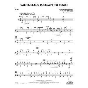 Santa Claus Is Comin' to Town - Drums