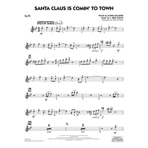 Santa Claus Is Comin' to Town - Flute