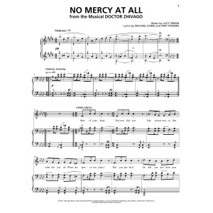 No Mercy At All (from Doctor Zhivago: The Broadway Musical)