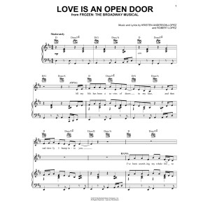 Love Is An Open Door (from Frozen: The Broadway Musical)