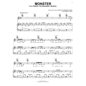 Monster (from Frozen: The Broadway Musical)