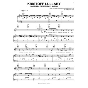 Kristoff Lullaby (from Frozen: The Broadway Musical)