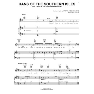 Hans Of The Southern Isles (from Frozen: The Broadway Musical)