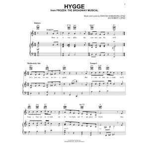 Hygge (from Frozen: The Broadway Musical)