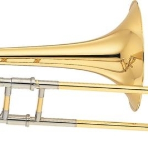 Yamaha YSL-882OR Xeno Professional F-Attachment Trombone - Clear Lacquer with Yellow Brass Bell