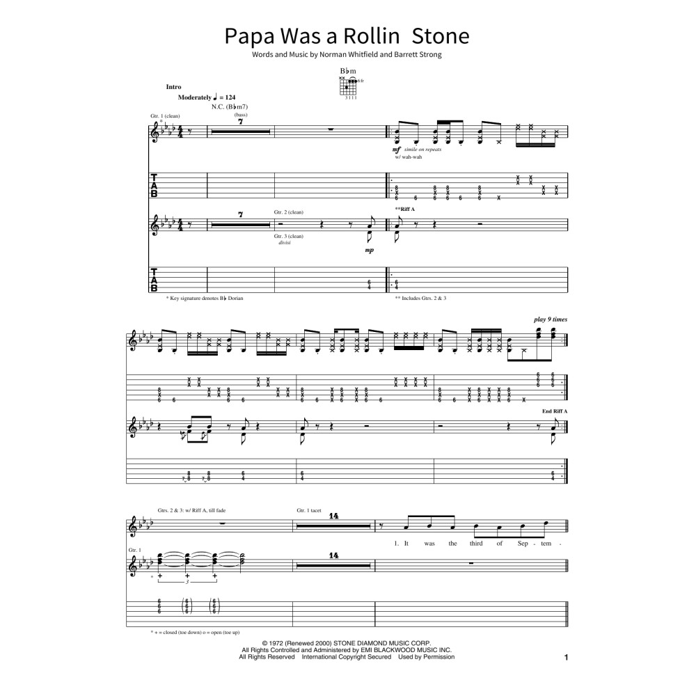 Papa Was A Rollin' Stone