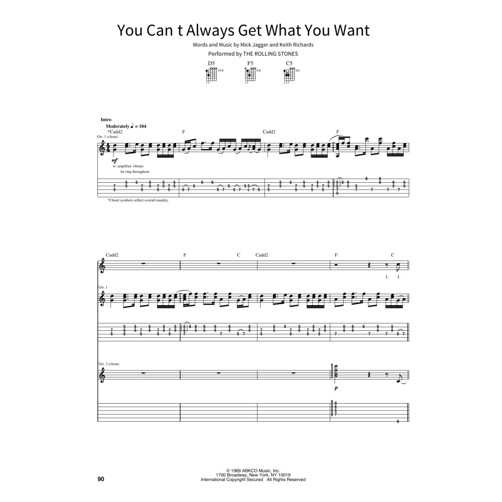 You Can't Always Get What You Want