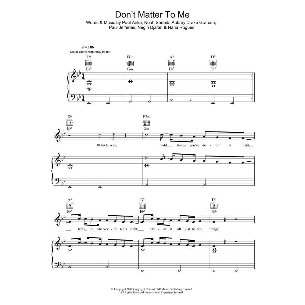 Don't Matter To Me (featuring Michael Jackson)