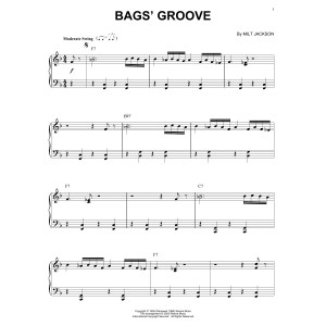 Bags' Groove [Jazz version]
