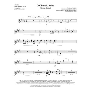 O Church, Arise (Arise, Shine) - Alto Sax (sub. Horn)