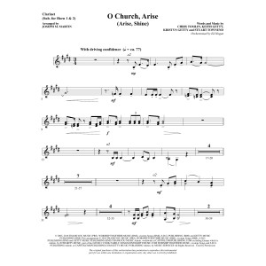 O Church, Arise (Arise, Shine) - Clarinet (sub. Horn 1-2)