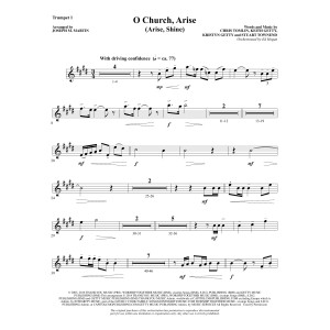 O Church, Arise (Arise, Shine) - Bb Trumpet 1