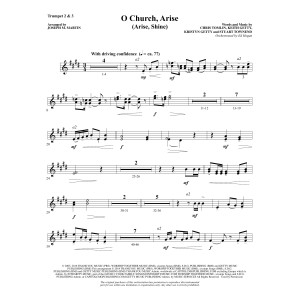 O Church, Arise (Arise, Shine) - Bb Trumpet 2,3