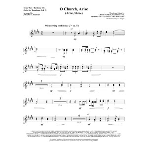 O Church, Arise (Arise, Shine) - Tenor Sax/BariTC (sub Tbn 1-2)