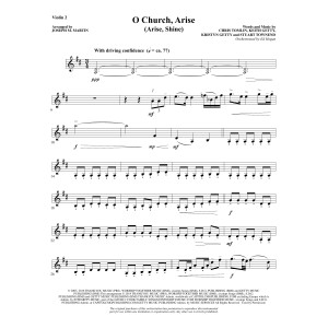 O Church, Arise (Arise, Shine) - Violin 2