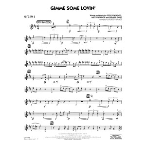 Gimme Some Lovin' - Alto Sax 2