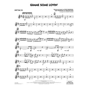 Gimme Some Lovin' - Baritone Sax