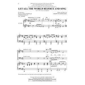 Let All The World Rejoice And Sing