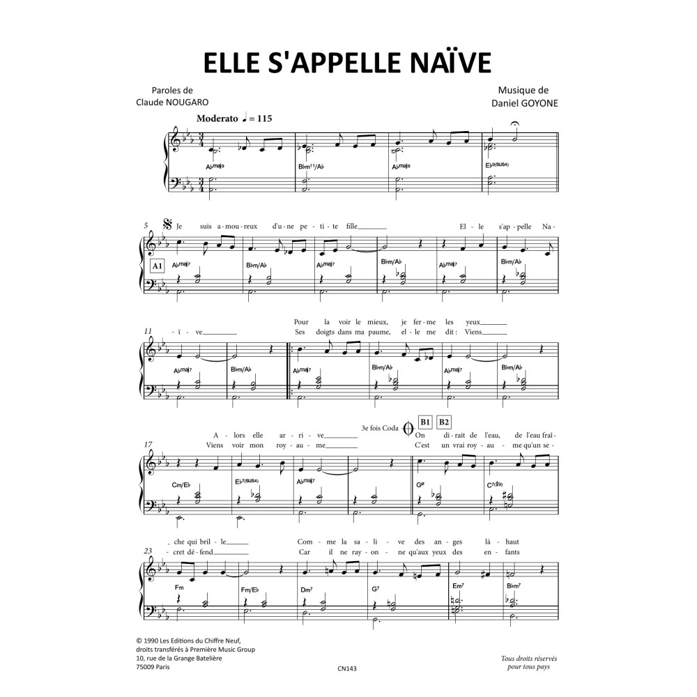 Elle s'appelle Naive