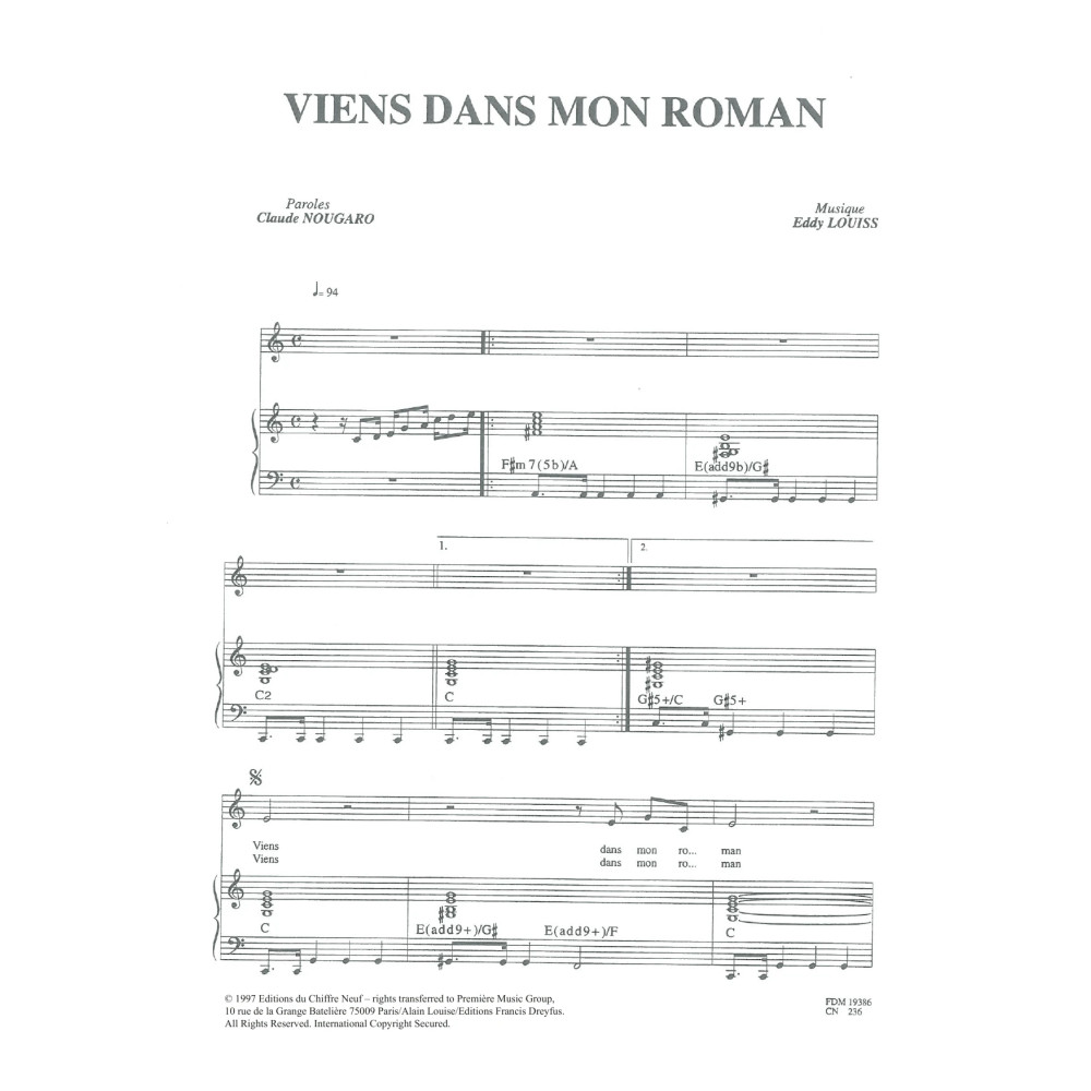Viens Dans Mon Roman