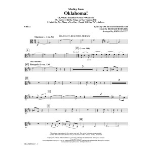 Oklahoma! (Medley) (arr. John Leavitt) - Viola