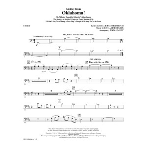 Oklahoma! (Medley) (arr. John Leavitt) - Cello