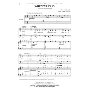 When We Pray