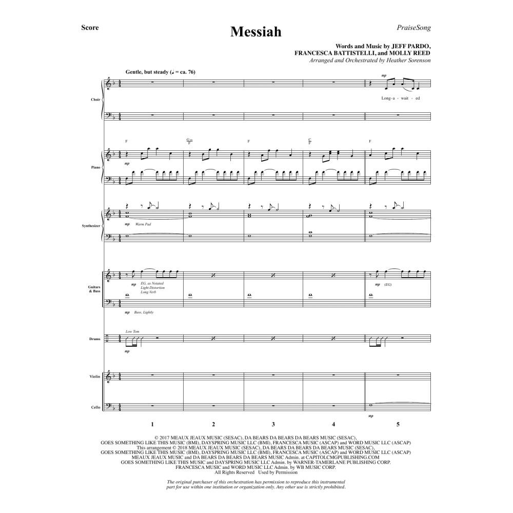 Messiah - Full Score