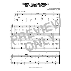 From Heaven Above To Earth I Come