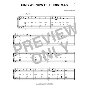 Sing We Now Of Christmas