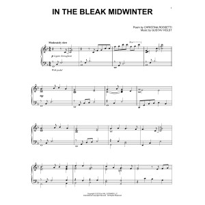 In The Bleak Midwinter [Jazz version]