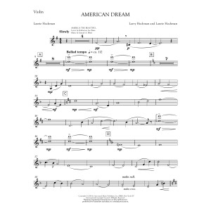 American Dream - Violin 1