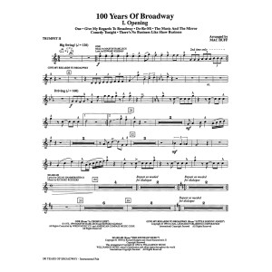 100 Years of Broadway (Medley) - Bb Trumpet 2