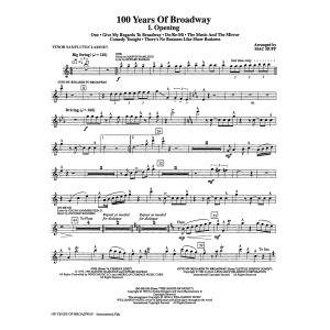 100 Years of Broadway (Medley) - Tenor Sax/Flute