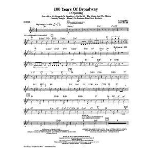 100 Years of Broadway (Medley) - Guitar