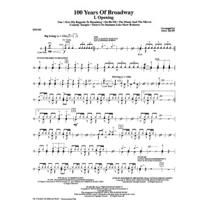 100 Years of Broadway (Medley) - Drums
