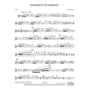 Regiment Of Heroes Windependence Artist Level - Flute 2
