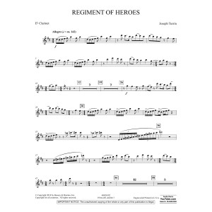 Regiment Of Heroes Windependence Artist Level - Eb Clarinet