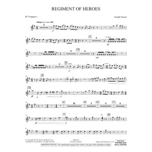 Regiment Of Heroes Windependence Artist Level - Bb Trumpet 1