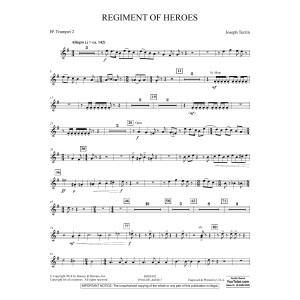 Regiment Of Heroes Windependence Artist Level - Bb Trumpet 2