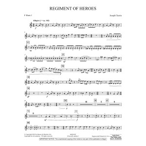 Regiment Of Heroes Windependence Artist Level - F Horn 1