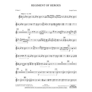 Regiment Of Heroes Windependence Artist Level - F Horn 2