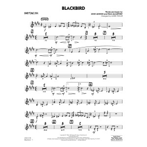 Blackbird - Baritone Sax