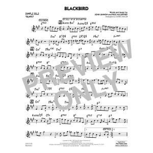 Blackbird - Trumpet Sample Solo