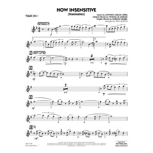 How Insensitive (Insensatez) - Tenor Sax 1