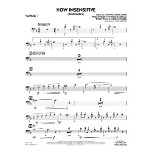 How Insensitive (Insensatez) - Trombone 1