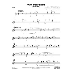 How Insensitive (Insensatez) - Flute