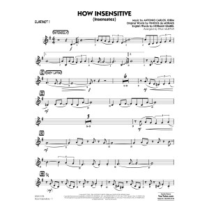 How Insensitive (Insensatez) - Bb Clarinet 1