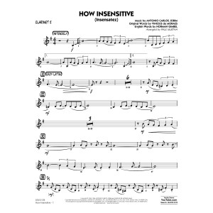 How Insensitive (Insensatez) - Bb Clarinet 2